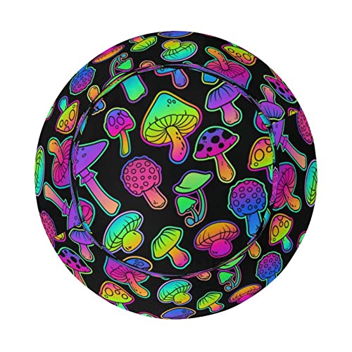 Aniruddha Colorful Mushrooms Bucket Hat for Women Men Summer Sun Hat Bucket Hat, Summer Travel Beach