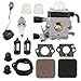 FS85 Carburetor for Stihl FS75 FS80 FS85 HS75 HS80 HS85 HL75 FH75 HT70 HT75 KM80 KM85 SP80 SP85 FC75 FC85 String Trimmer & 4137 124 2800 4137 124 1500 Air Pre Filter primary