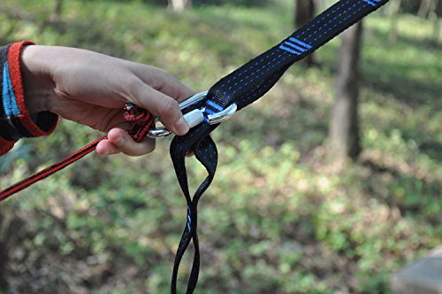 Cutequeen TRADING double Nest Parachute Nylon Fabric Hammock With Tree straps;Color Camouflage