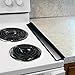 Silicone Stove Counter Gap Covers - Black (2 Pack)