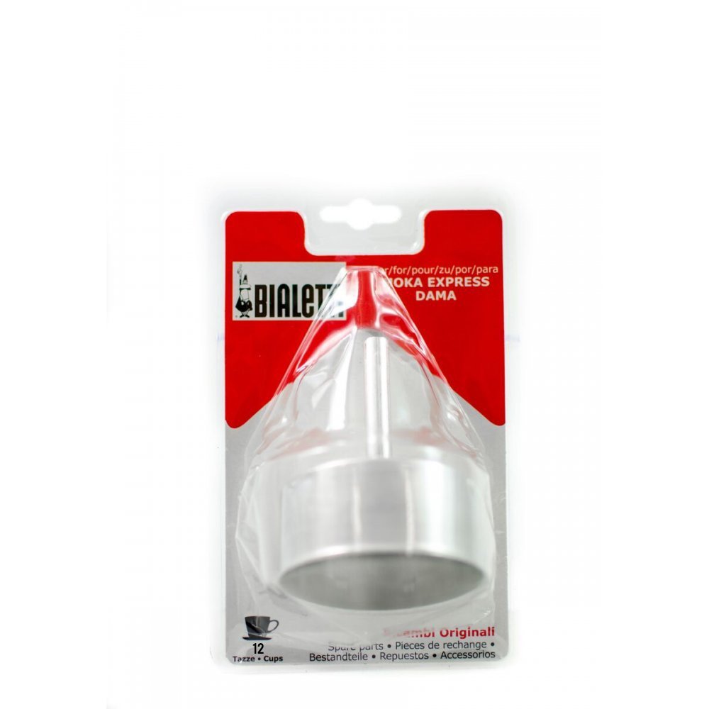 Bialetti Blister Pack Funnel, Aluminium, Stainless Steel, 19 x 12 x 10 cm