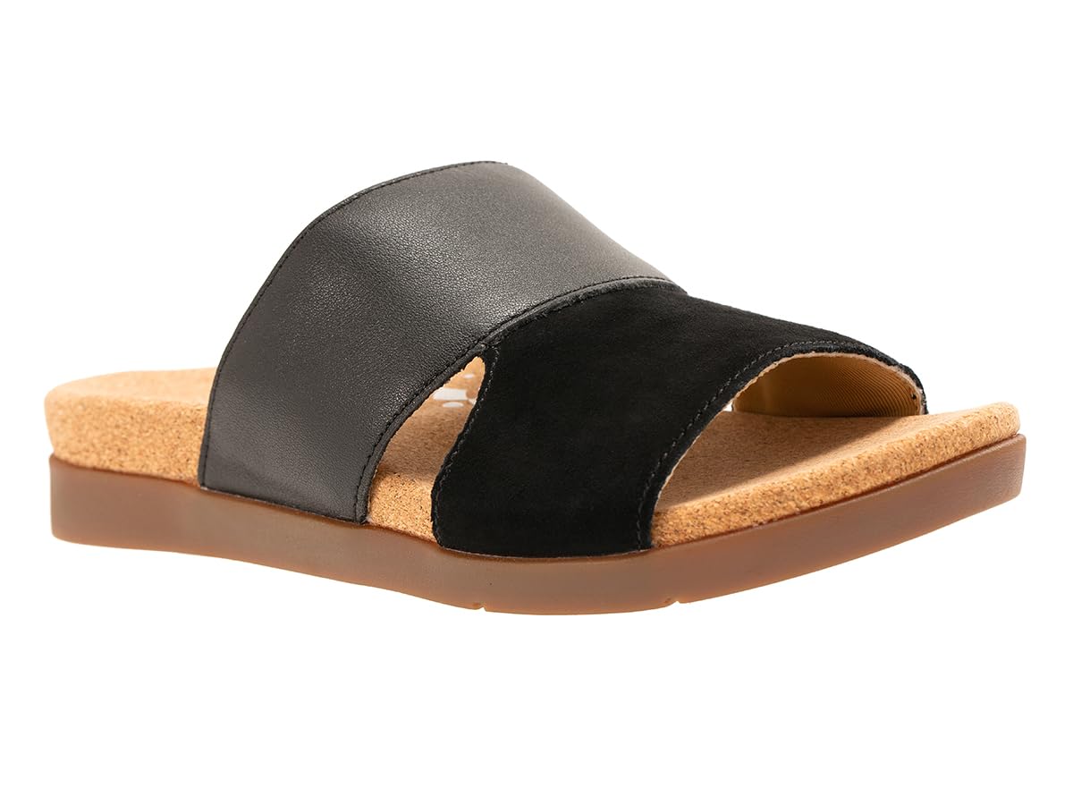 REVITALIGN Women’s Basque Slide, Black, 10 Wide