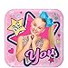 JoJo Siwa Kids Birthday Party Decorating Supplies for 16 Guests, Includes Table Cover, Plates, Napkins and Cups