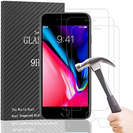 Arctic Fish iPhone 8,7,6s,6 Screen Protector Glass 3Pack 0.15mm Ultra Thin Tempered Glass Screen Protector for iPhone 8 -Arctic Fish[4.7" inch]