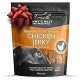 Emmy's Best #1 Premium Chicken Jerky Dog Treats Made in USA Only All Natural - No Fillers, Additives or Preservatives