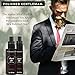 Organic Beard Growth Oil For Men - With Cedarwood & Tea Tree Oil - Easy Beard Dispenser and Pump - Natural Conditioner and Softener - Beard Thickening Spray (1 fl. oz) - Made in USA