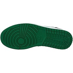 Nike Men's Air Jordan 1 Mid Green Toe, Black/Gym