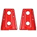 Red Front Hood Hinge Cover for 2007-2018 Jeep JK Wrangler & Unlimited - Pack of 2