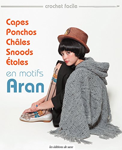 Capes, ponchos, châles, snoods, étoles en motifs Aran