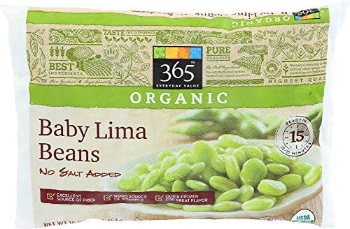 365 Everyday Value Organic Baby Lima Beans No Salt Added 16 Oz Frozen Amazon Com Grocery Gourmet Food