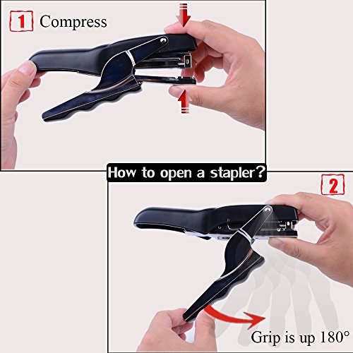 Stapler with 1000 StaplesPlier Stapler Save 60 Power,Good for
