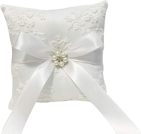 Gaddrt Ring Pillow Cushion Wedding Ceremony Ring Bearer Pillow