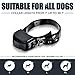 Naturepets Dog Shock Collar Rainproof with Remote Dog Training Collar - Safe and Effective Rechargeable and Rainproof Bark Shock Collar with LCD Screen and 100 Vibration and Shock Levels