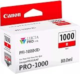 Canon PFI-1000 R Ink Cartridge 80ml Red for imagePROGRAF PRO-1000 view 2