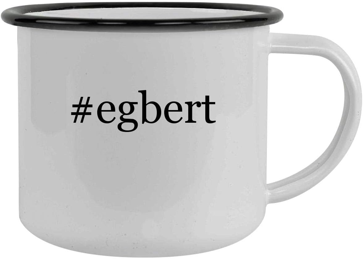 #egbert - 12oz Hashtag Camping Mug Stainless Steel, Black