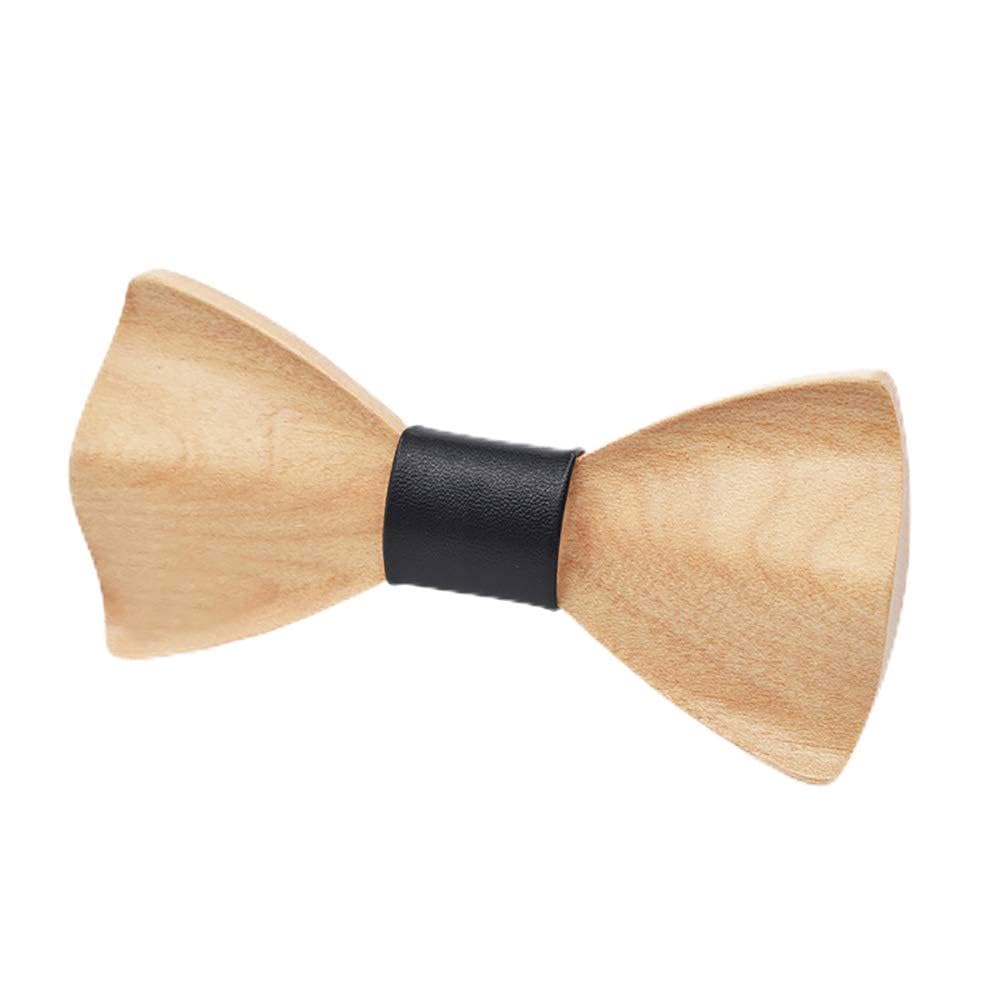 Fashion Wooden Mens Bow Ties Wooden Adjustable