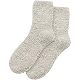 EAST BUND Womens Fuzzy Socks Cozy Winter Warm Soft Comfy Home Sleep Socks 1/2 Pairs