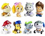 Paw Patrol Bath Squirters Set of 8: Ryder, Everest, Robodog, Rubble, Marshall, Chase, Skye & Rocky