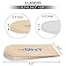 SQHT Adjustable Orthopedic Heel Lift - Height Increase Insoles for Leg Length Discrepancies and Achilles Tendonitis, Heel Cushion for Heel Pain, Heel Spurs (Beige: Small-Women's 4.5-9.5|Men's 6-8.5)