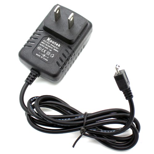 Kootek Raspberry Pi Power Supply Micro USB Charger (DC 5V 1.5A 1500mA)