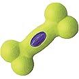KONG - AirDog® Squeaker Bone - Squeaky Bounce and Fetch Toy, Tennis Ball Material – Medium