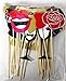 MODESTLUXURY Phtoto Booth Props, Assorted