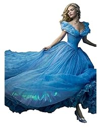 Vnaix Vestido de baile azul real princesa Cenicienta Vestidos de quinceañera