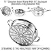 HOMI CHEF 7-Piece Mirror Polished Nickel Free Stainless Steel Cookware Set - Induction Ready Cookware Sets Nickel Free Cookware Set - Pots and Pans Set - Stainless Steel Pot With Steamer Insert, etc.