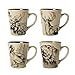 Mossy Oak 5137679 Animal Print Dinnerware Set, Assorted
