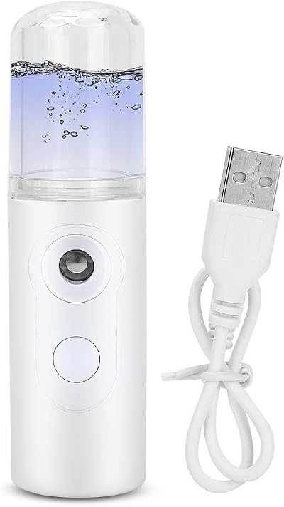 Yosoo Health Gear Nano Facial Mister 30ml USB Rechargeable Mini Face Spray Mist