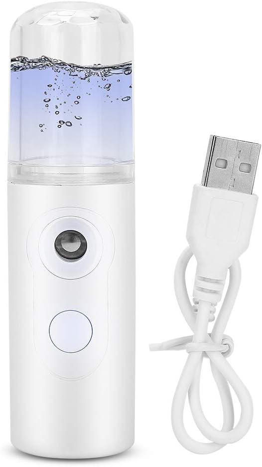 Yosoo Health Gear Nano Facial Mister 30ml USB Rechargeable Mini Face Spray Mist