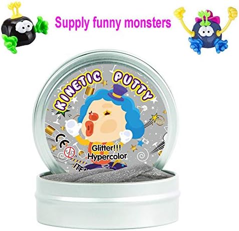 Super ShinyColors Putty Upgrade Accessories and Large Magnet for Children Adultsfor ChristmasGift (Sliver)