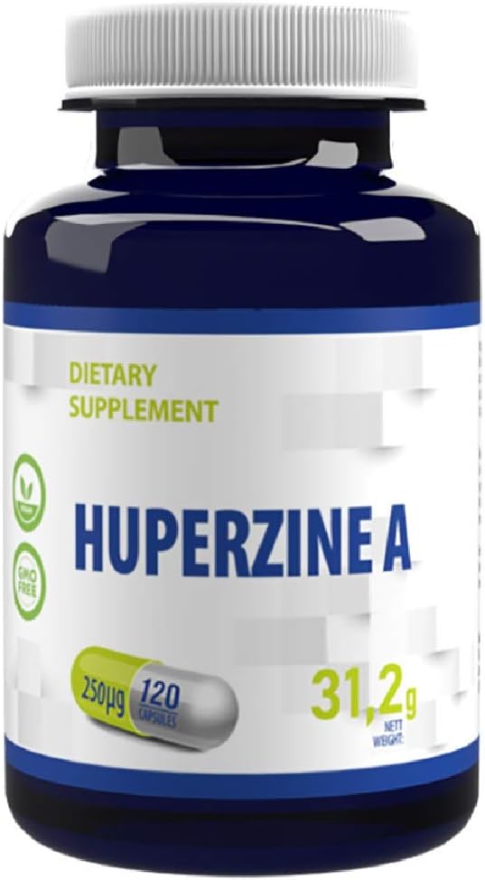 Hepatica Huperzine A 250mcg - 120 Vegan Capsules, 120 count (Pack of 1)