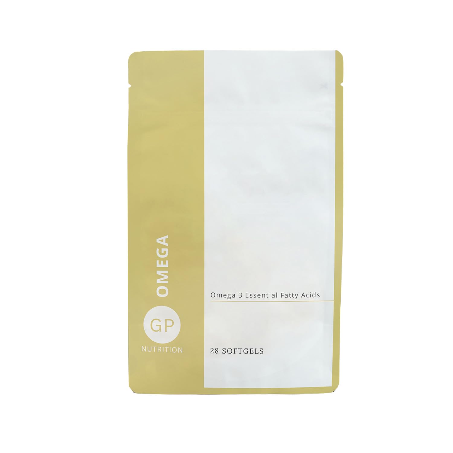 GP Nutrition The Omega - Omega 3 Fish Oil, EPA & DHA Nutritional Supplement - Sustainably Sourced, 28 Capsules