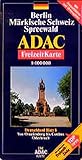 ADAC FreizeitKarte Deutschland 08. Berlin, Märkische Schweiz, Spreewald 1 : 100 000 by 