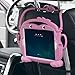 Kids Case for New iPad 2017/2018 - CHINFAI [Double-Faced Monkey Series] Shock Proof Handle Stand Silicone Protective Cover for 9.7 inch iPad Pro/Air/Air2/5th/6th Tablet (Pink)
