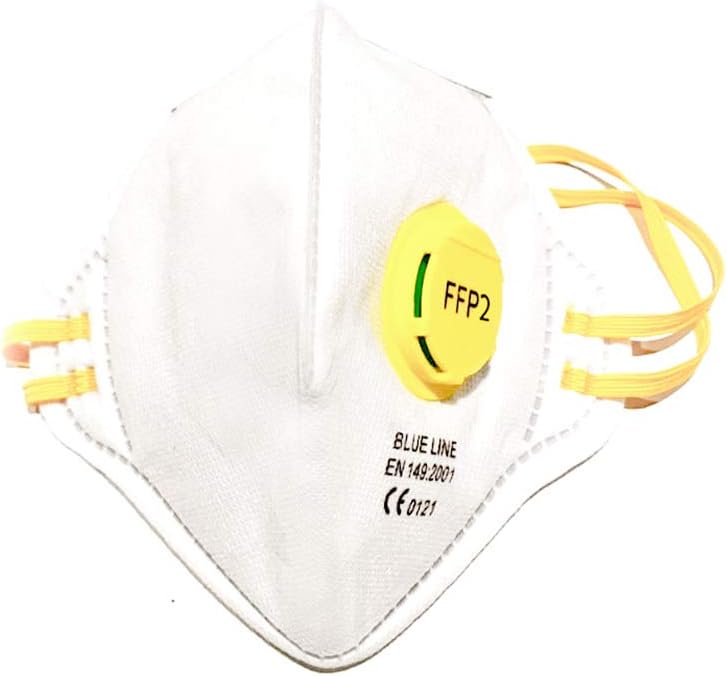 FFP2 Respirator Mask - Breathe Safely and Comfortably with Moisture and Air Flow Exhalation Valve; Premium Respiratory Mask (10PACK)
