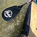 Abahub 3-Piece Adjustable Carbon Fiber SUP Paddle Carbon Shaft + Carrying Bag for Stand Up Paddleboard