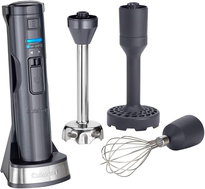 Cuisinart Style Collection Cordless 3-in-1 Hand Blender | Midnight Grey | CSB300BU