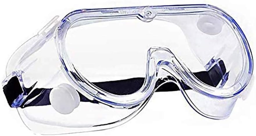Safety Goggles Crystal Clear Anti Fog Eye Protection Dustproof Breathable Laboratory Protective Glasses (1)