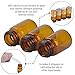Essential Oil Bottles 2ml ( Amber Glass with Golden Lids, 36 Pack, 192 Labels, 4 Droppers by PrettyCare ) 5/8 Dram Vial Bottles for Oils, Bottles for Oils, Mixes and Samples