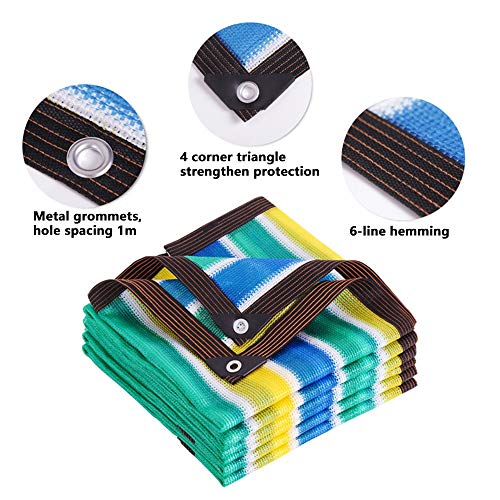 HUAHUA Sonnensegel Sonnenschutznetze Und Sonnensegel Im Freien, Strapazierfähiges Anti-Aging-Balkondach… – Bild 3