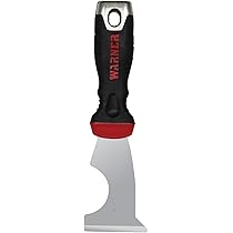 Warner ProGrip 6-in-1 Stiff Glazier Knife with Hammer Cap
