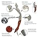 BESTBEING Wine Opener & Waiters Corkscrew-With a Comfortable Rosewood handle – Wine And Beer Bottle Opener For Bartenders, Waiters, –With A Wine Key Foil Cutter