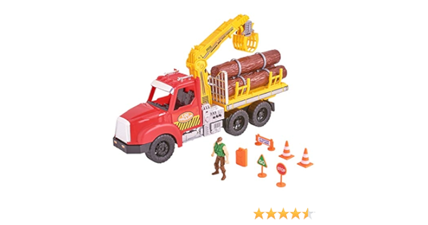 log hauler toy truck