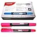 Monami Essenti Stick Dry Highlighter - Bright - Pink - Pack of 12 Pens