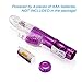 LEPO Large Multi Speed Thrusting and Rotating Rabbit Vibrator Clit Stimulation Sex Toys for Women, Purple, 8.8 Ounce