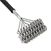 HaRuion Grill Brush, Bristle Free Grill Brush,3-Helix Bristle Free Clean Brush,Food Grade Stainless Steel 316 Barbecue Brush Fits Porcelain,Propane,Electric,Infrared,Iron and Weber Grill Grates,BBQ