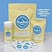 Handzies Natural Soap and Water Hand Wipes, Individually Packaged Singles, Tangerine 24ct
