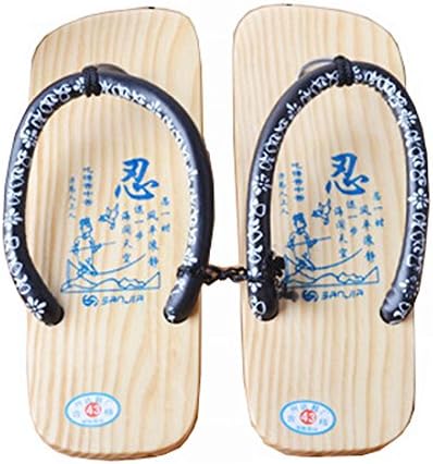 PGS Geta Japanese Traditional Wooden Clogs Shoes Sandals